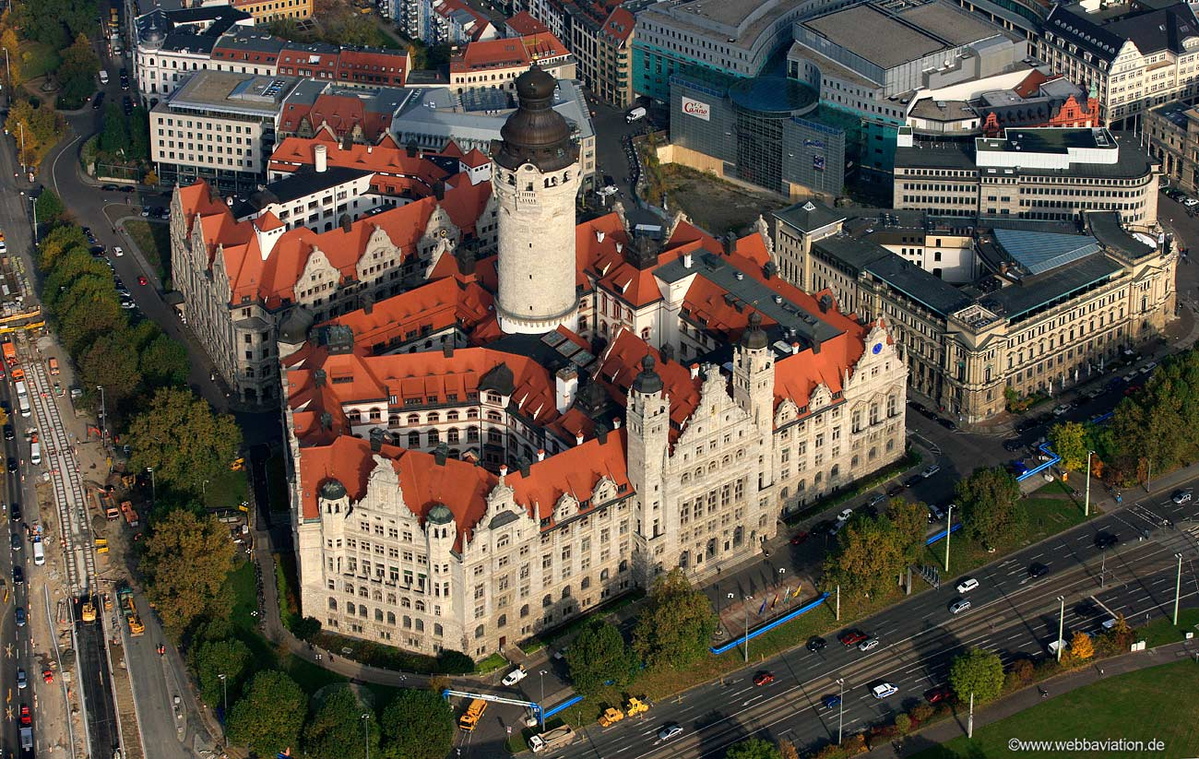 Das Neue Rathaus Leipzig Luftbilder Von Deutschland Von Jonathan Ckwebb
