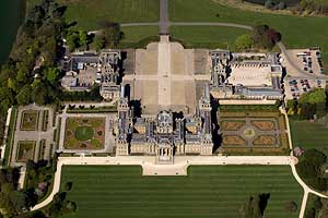 Luftbild von Blenheim Palast England