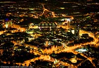 Leipzig aus der Luft.
                Tages und Nacht Luftbilder